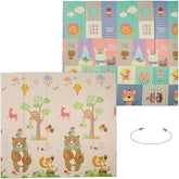 Foldable children's play mat